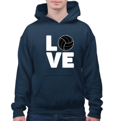 Volleyball Love for Volleyball Player Navy and Muticolor Unisex Hoodie Volleyball Love for Volleyball Player Navy and Muticolor Unisex Hoodie