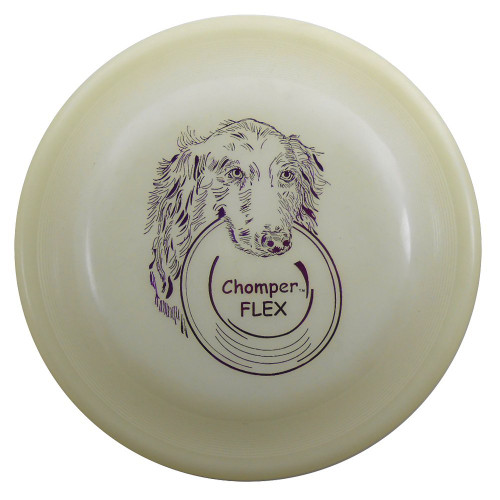 Whamo Chomper Fastback Classic Flex 110g K9 Dog Flying Disc [Colors May Vary]