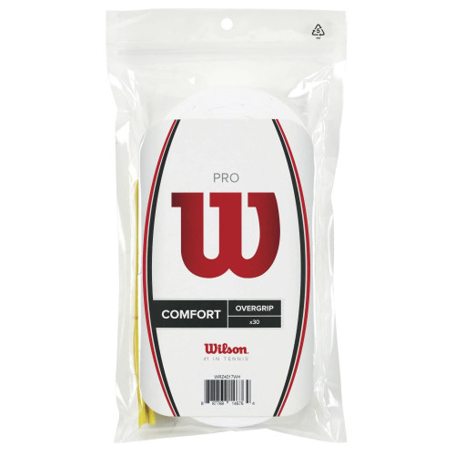 New Wilson Pro Overgrip 30 Pack Tennis Over Grip - Comfort - White