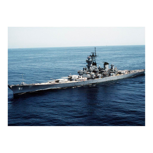 Puzzle Rabbit - 1000 Piece Multicolor Jigsaw Puzzle - Battleship USS New Jersey (BB-62) Underway