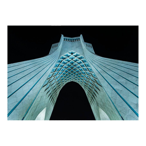 Puzzle Rabbit - 1000 Piece Multicolor Jigsaw Puzzle - Azadi Tower, Tehran, Iran