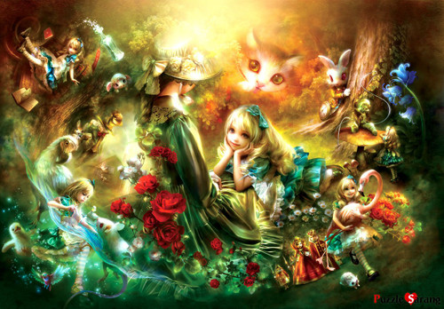 Puzzlelife Jigsaw Puzzle 1000 Alice's Forest Memories of Shu Mizoguchi 0418