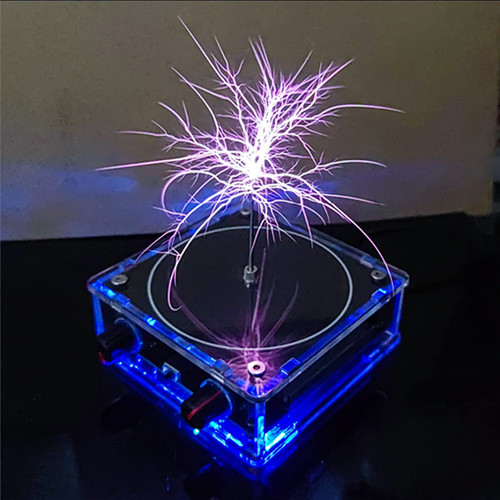Music Solid State Tesla Coil Artificial Lightning Arc Plasma Loudspeaker Wireless Transmission Experiment Science Desktop Toy Model Music Solid State Tesla Coil Artificial Lightning Arc Plasma Loudspeaker Wireless Transmission Experiment Science Desktop Toy Model