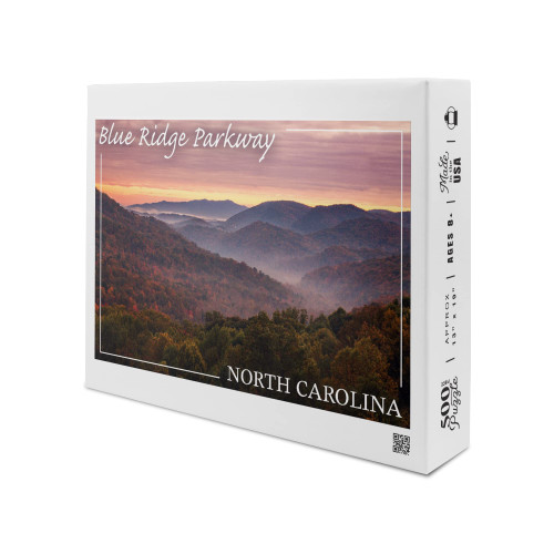 Blue Ridge Parkway, North Carolina, Great Smoky Mountains, Sunset (19x27 inches, Premium 500 Piece Jigsaw Puzzle for Adults and Family, Made in USA) Blue Ridge Parkway, North Carolina, Great Smoky Mountains, Sunset (19x27 inches, Premium 500 Piece Jigsaw Puzzle for Adults and Family, Made in USA)