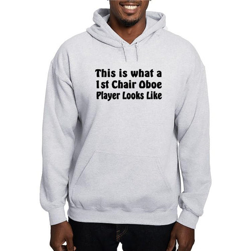 CafePress 1St Chair Oboe Player Hooded Sweatshirt Pullover Hoodie, Classic & Comfortable Hooded Sweatshirt Ash Gray CafePress 1St Chair Oboe Player Hooded Sweatshirt Pullover Hoodie, Classic & Comfortable Hooded Sweatshirt Ash Gray