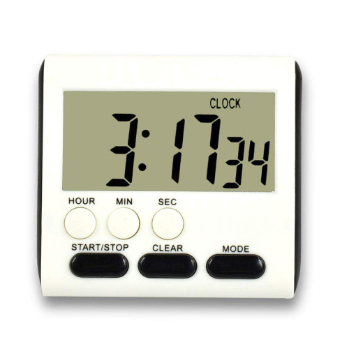 discountstore145 Timers for Kitchen Digital Kitchen Timer Countdown Stopwatch Timer with Loud Alarm Large Display Black