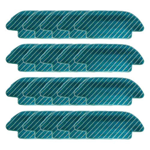 20Pcs Replacement Washable Mop Cloth Rag for Cecotec Conga 4090 5090 Robot Vacuum Cleaner Cleaning Pad Accessories for Homework
