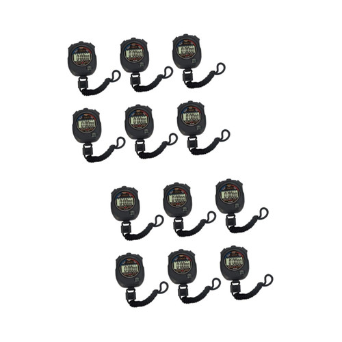 NOLITOY 12 Pcs Timer Match Stopwatch Electronic Watch Stopwatch for Match Stopwatch for Game Training Stopwatch Game Stopwatches Running Abs Electronic Stopwatch