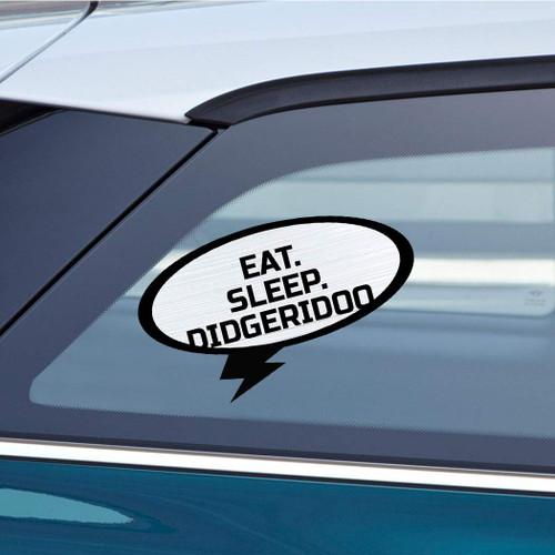 Makoroni - EAT Sleep Didgeridoo Music Musician Car Laptop Wall Sticker Decal - 9"x5", l79