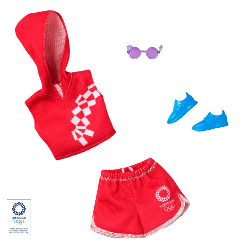 Barbie Clothes: Outfit Inspired by Olympic Games Tokyo 2020 Doll, Sport Top and Skirt with Sneakers and Sunglasses, Gift for 3 to 8 Year Olds Barbie Clothes: Outfit Inspired by Olympic Games Tokyo 2020 Doll, Sport Top and Skirt with Sneakers and Sunglasses, Gift for 3 to 8 Year Olds