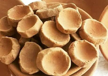 VRINDAVANBAZAAR.COM Mini Clay Pots- 500 Grams