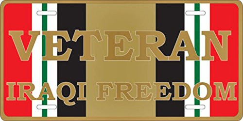 Honor Country Operation Iraqi Freedom Veteran License Plate Honor Country Operation Iraqi Freedom Veteran License Plate