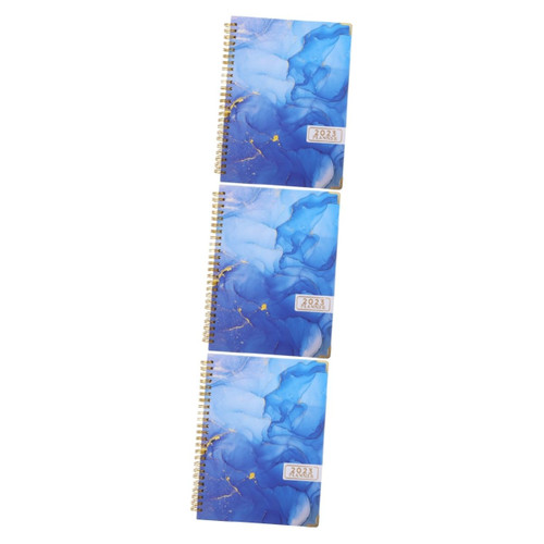 Operitacx 3pcs 2023 Notebook Monthly Planner Schedule Book Twin Wire Daily Planner Weekly Planner 2022-2023 2023 Appointment Planners Hardcover Student Stationery Double Offset Paper Operitacx 3pcs 2023 Notebook Monthly Planner Schedule Book Twin Wire Daily Planner Weekly Planner 2022-2023 2023 Appointment Planners Hardcover Student Stationery Double Offset Paper