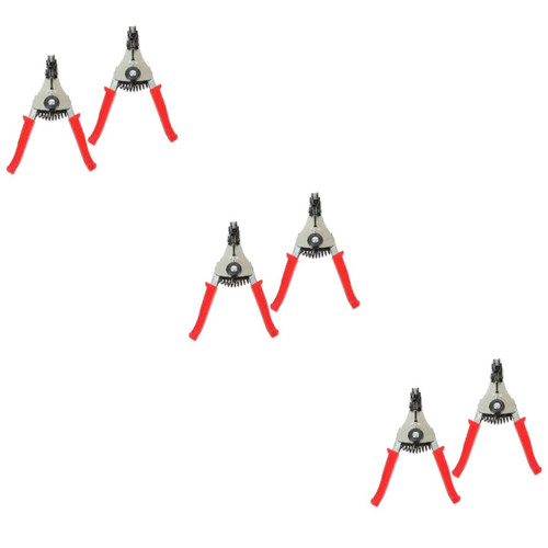 Veemoon 6 Pcs Wire Strippers Multitools Cable Stripper Cable Crimping Tool Electric Wire Cutter Tool Cable Pliers Pro Tools Wire Pliers Wiring Pliers Automatic Carbon Steel