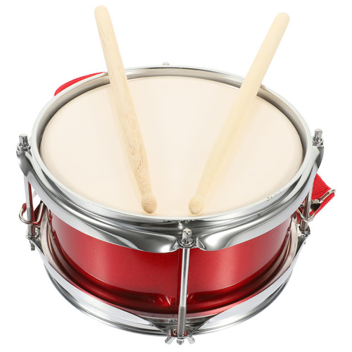 VINTORKY 1 Set Snare Kids Musical Toys Education Percussion Instrument Student Brain Toy Educational Toys Musical Toys for Toddlers Kid Toy Music Drum Metal Child Red Major