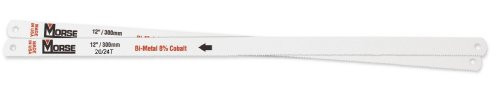 MK Morse HHB122024T10 20/24TPI Bi-Metal Hack Saw Blade, 12-Inch, 10-Pack