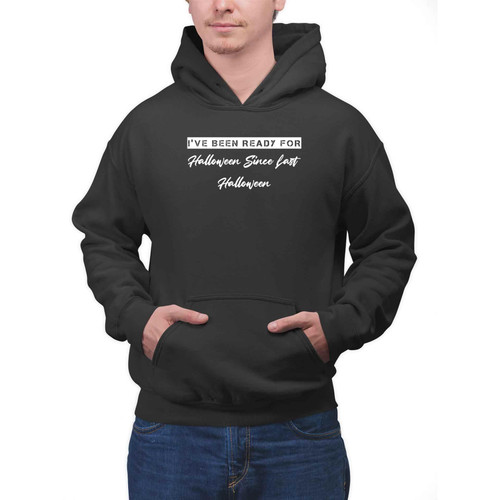 Halloween Fans Gift, Ideal for Nephew Last Year Present - Everyone Men Women Multi Size Black Pullover Hoodie