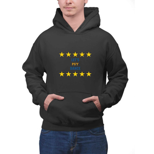 Psychedelic Gift for Psytrance Fans, Ideal Christmas Present for a Niece - Mushroom Illustration Men Women Multi Size Black Pullover Hoodie