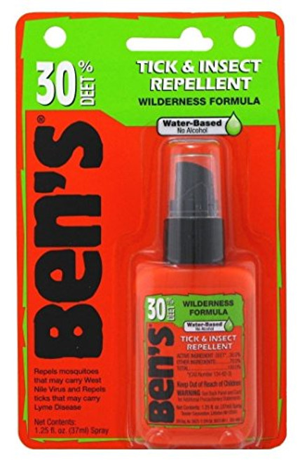 Ben's 30 DEET Tick and Insect Repellent 1.25 oz (Pack of 3 )