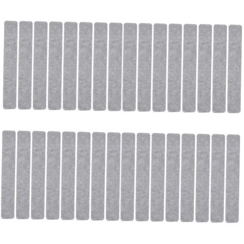 STOBOK 32 Pcs Felt Message Board Wall Adhesive Strips Pin Boards for Walls Bulletin Boards for Walls Bulletin Board Felt Strips Pushpins Board for Office Wall Felt Wall Board Photo Needle