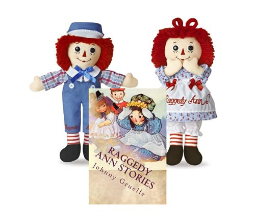 Aurora 12" Raggedy Ann & Raggedy Andy Book Gift Set Aurora 12" Raggedy Ann & Raggedy Andy Book Gift Set