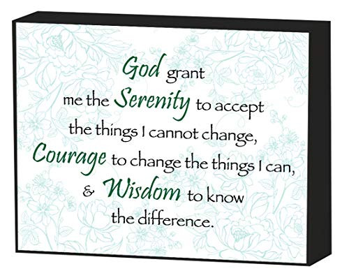 Elanze Designs Serenity Prayer 14 X 11 Wood Print Overlay Wall Art Sign Plaque
