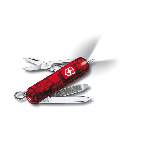 Victorinox Swiss Army Signature Lite Pocket Knife, Ruby, 58mm