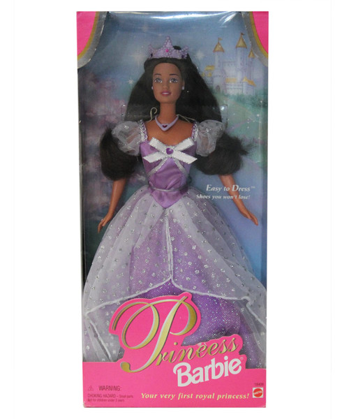 Princess Barbie Doll Brunette Lavender Dress Teresa #18406 1997 Mattel Princess Barbie Doll Brunette Lavender Dress Teresa #18406 1997 Mattel
