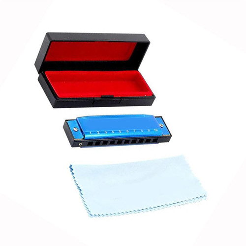Harmonica Key Of C 10 Holes 20 Tones Harp Mouth Organ Harmonica For Beginners Professionals Harmonica Professional (Color : Key-Eb)