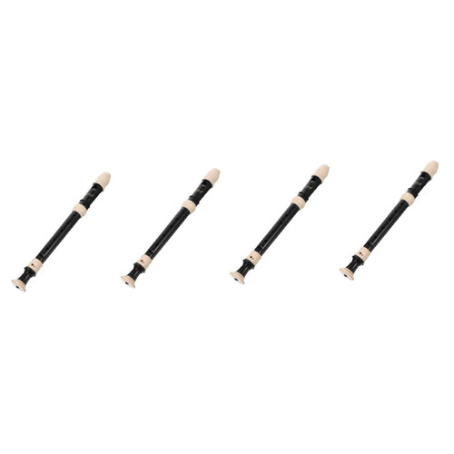 4 Sets eight-hole clarinet Wind Instrument for Kids zoom recorder descant flauta recorder Student Wind Instrument Recorder Instrument german style clarinet resin Simple child