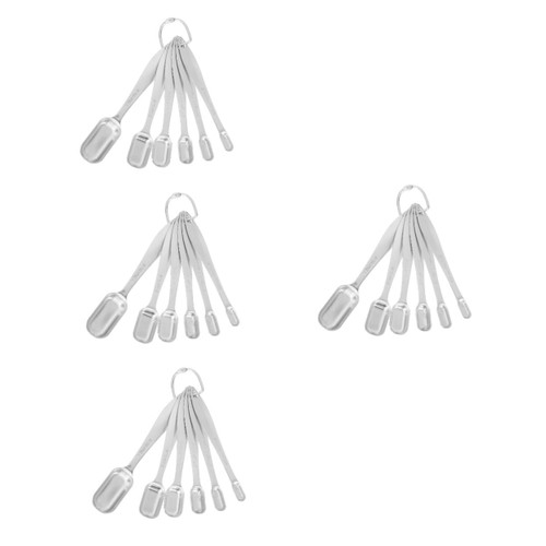 Zerodeko 24 Pcs Stainless Steel Measuring Spoon Stainless Measuring Spoons Measuring Spoons Stainless Steel Ground Coffee Scoops Multi-functional Coffee Spoon Coffee Spoons Measuring Scoop