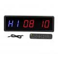 LED Interval Timer Count Down Up Clock Stopwatch with Remote for Home Gym Fitness