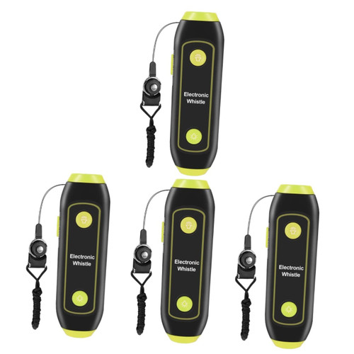 Kisangel 4pcs 3 Electronic Whistle Basketball Whistle Safety Whistle Referees Whistles Whistle with Lanyard Handheld Whistles Referee Whistle Whistle Emergency Whistle pet abs