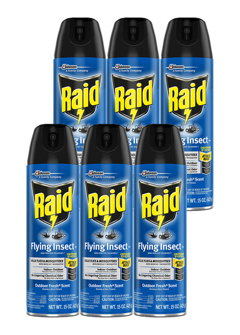 Raid Flying Insect Killer (15 OZ (Pack - 6))