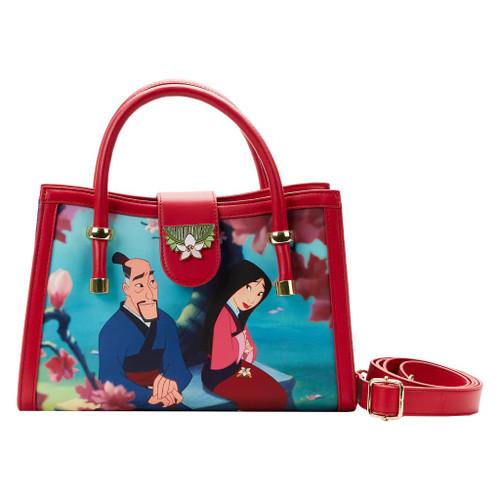 LOUNGEFLY Disney: Mulan Princess Scene Crossbody Bag