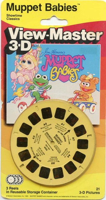 View Master Muppet Babies 3D 3 Reel Set View Master Muppet Babies 3D 3 Reel Set