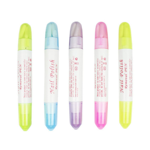 Nail Polish Remover Pens 5pcs Nail Art Corrector Pen Manicure Cleaner Eraser UV Gel Polish Remover Wrap Tools 5 X Nail Art Acetone Polish Makeup Corrector Remover Pen + 15 Changeable Tips-Pack of 5