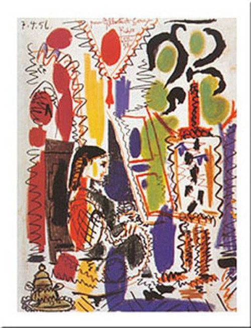 Buyartforless L'atelier A Cannes by Pablo Picasso 20x16 Art Print Poster