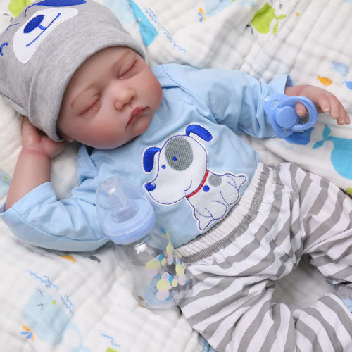 CHAREX Reborn Baby Doll, 22 Inch Lifelike Newborn Baby Boy Doll, Weighted Realistic Reborn Toddler Dolls That Look Real, Amazing Gift Doll for Kids Age 3+