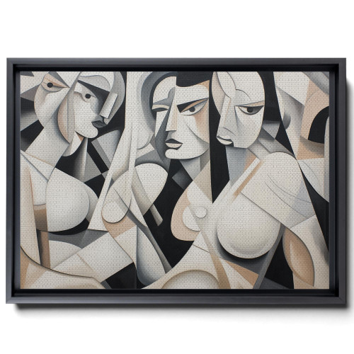 Girl With Mandolin by Pablo Picasso, Giclee Prints Canvas Wall Art for Home Decor, Canvas Print, Decor