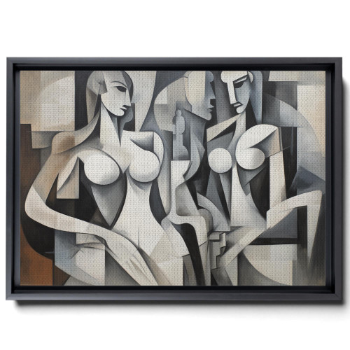 Girl With Mandolin by Pablo Picasso, Giclee Prints Canvas Wall Art for Home Decor, Canvas Print, Wall