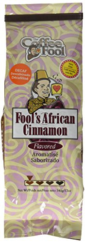The Coffee Fool Very Fine Grind, Fool's Decaf African Cinnamon, 12 Ounce