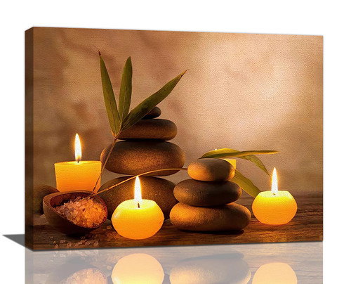 Zen Bathroom Decor Wall Art Stone Pictures Wall Decor Zen Canvas Prints Painting Spa Decorations Yoga Framed Artwork for Bathroom Bedroom 24"x16" Zen Bathroom Decor Wall Art Stone Pictures Wall Decor Zen Canvas Prints Painting Spa Decorations Yoga Framed Artwork for Bathroom Bedroom 24"x16"