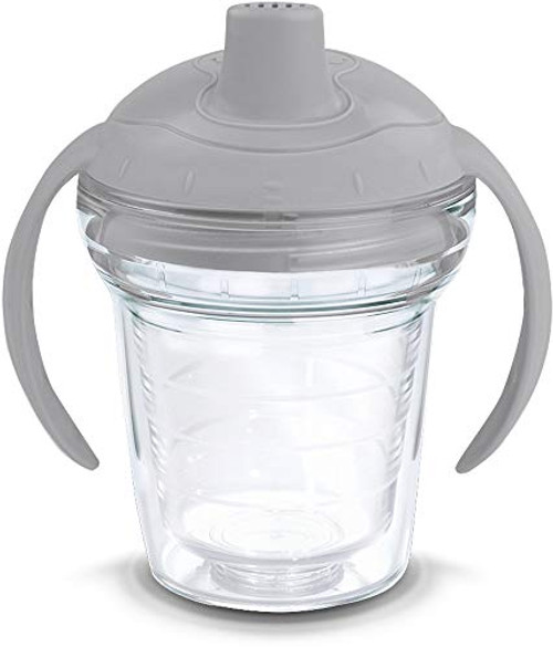 Tervis 1178383 Clear Tumbler with Wrap and Moondust Gray Lid 6oz My First Tervis Sippy Cup, Clear Tervis 1178383 Clear Tumbler with Wrap and Moondust Gray Lid 6oz My First Tervis Sippy Cup, Clear