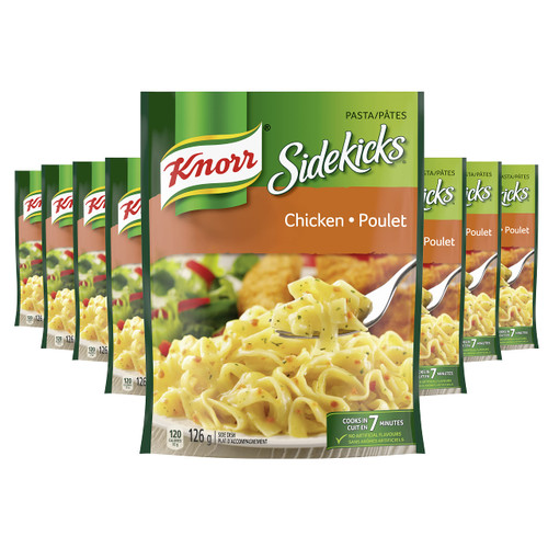 Knorr Sidekicks, Chicken Pasta Side Dish, 126g/4.4oz., 8ct, {Imported from Canada} Knorr Sidekicks, Chicken Pasta Side Dish, 126g/4.4oz., 8ct, {Imported from Canada}