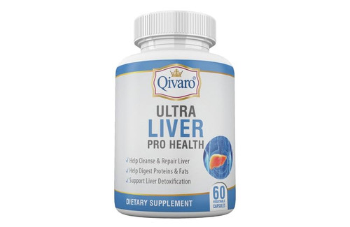 Ultra Liver Pro Health - Liver Health Support Supplement with Milk Thistle Seeds, Artichoke Extract & Dandelion Leaf Extract - Antioxidant & Detox Support - 60 Vegetable Capsules