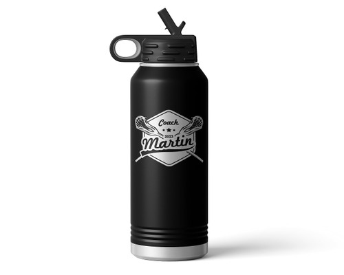 Alterd Industries Personalized Lacrosse Coach gift - Coaches gift, Lacrosse, LAX, Lacrosse Coach, Beer glass, Coach gift, Lacrosse coach Gifts, Football Coach, (32oz Water Bottle, Black) Alterd Industries Personalized Lacrosse Coach gift - Coaches gift, Lacrosse, LAX, Lacrosse Coach, Beer glass, Coach gift, Lacrosse coach Gifts, Football Coach, (32oz Water Bottle, Black)