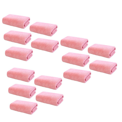 FOMIYES 15 Pcs Microfiber Cleansing Towel Makeup Towels Microfiber Makeup Remover Cloth Microfiber Reusable Facial Cloths Makeup Washcloths Microfiber Towel Face Wash Towel Quick