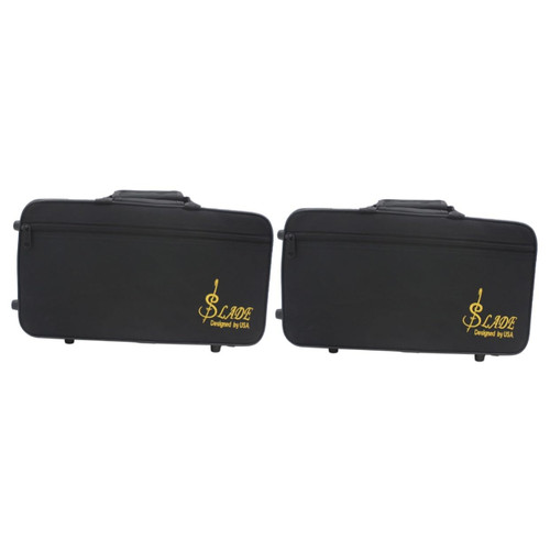 VICASKY 2pcs Box Black Cloth Clarinet Case Flute Accessories Suitcase Accessories Clarinet Storage Case Portable Clarinet Case Instrument Case Musical Instrument Bracket Box Oxford Cloth
