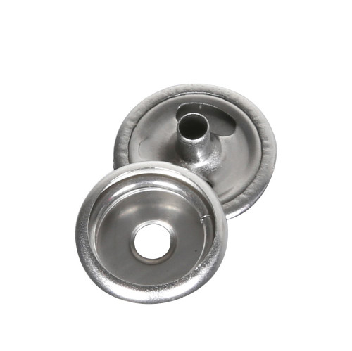 50 Piece Stainless Steel Snap Fastener, Cap & Socket Only, Marine Grade, 5/8' Cap
